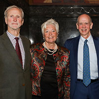 John & Patricia Adams with Kim Elliman